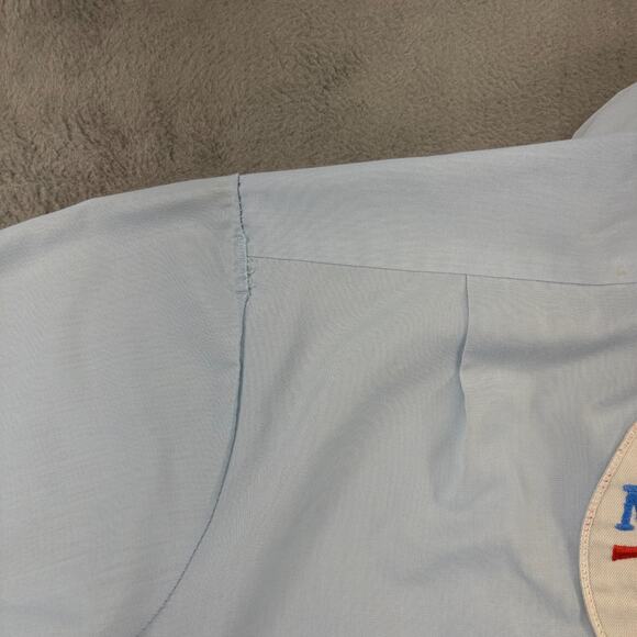 VTG RC Cola Delivery Uniform Work Shirt Men's Medium Half Sleeve Royal Crown USA - Picture 6 of 10